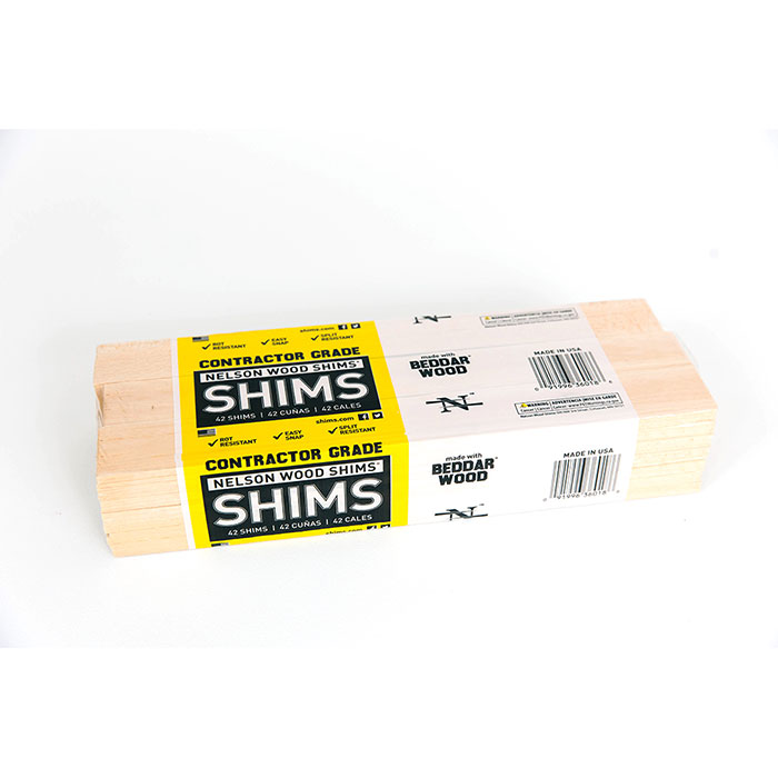 Wood Shims 12 inch 42 pack