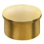 Product: Bar Railing - Inner End Caps, Solid Brass and Stainless Steel