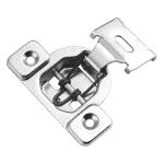 Product: 105° Self-Closing Concealed Hinges - Polished Nickel, Face Frame, 1/2
