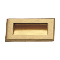 Product: Recessed Pulls Series, Solid Brass Recessed Pulls - 1-3/4